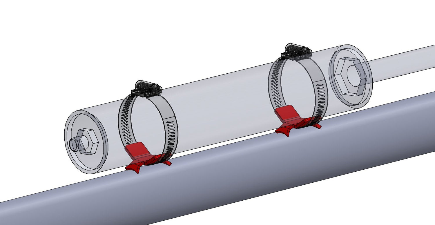 TMR Weld-On Remote Reservoir Shock Mounts