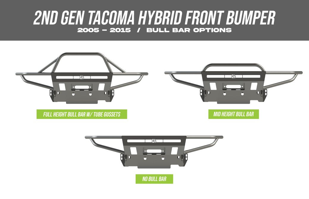 C4 Fabrication 2005-2011 Tacoma Hybrid Front Bumper