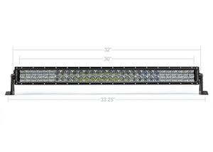 32" Dual Row 5D Optic OSRAM LED Bar - Cali Raised LED