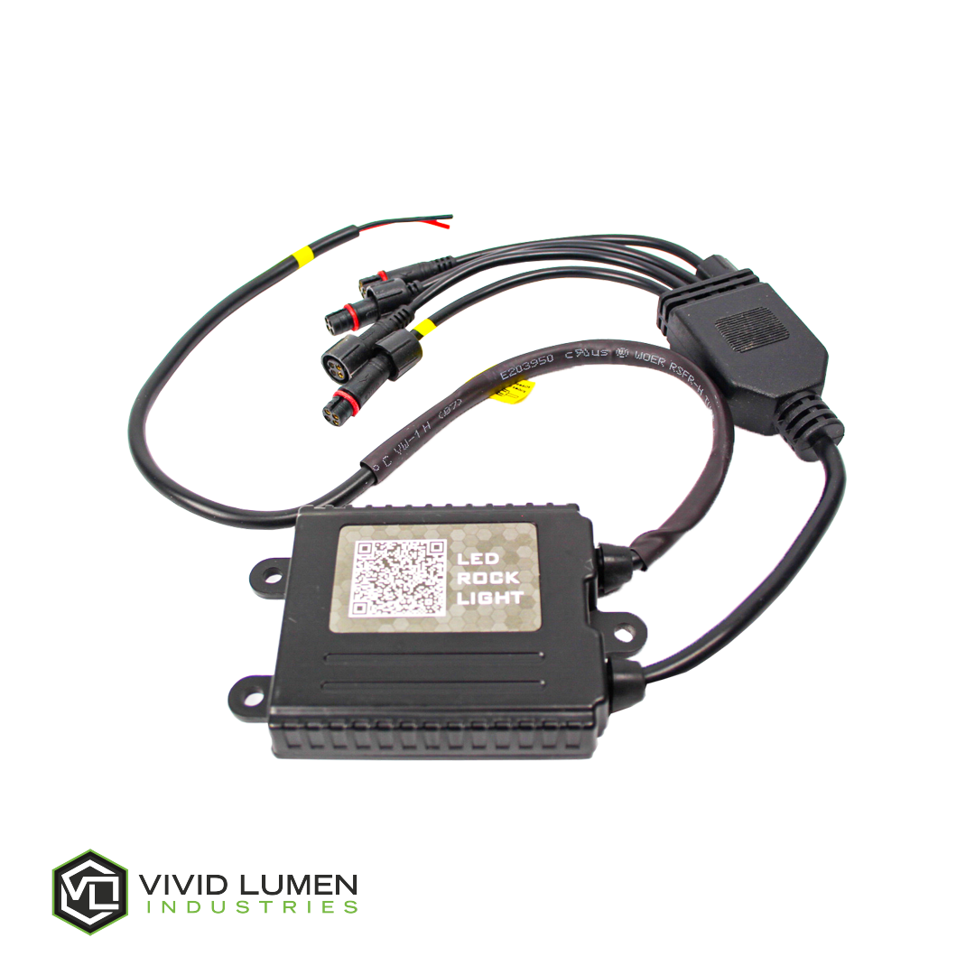 Vivid Lumen Industries - RGB Rock Light Kit 4pc Wireless Bluetooth