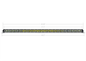 42" Slim Single Row LED Bar - Cali Raised LED