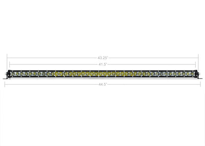 42" Slim Single Row LED Bar - Cali Raised LED