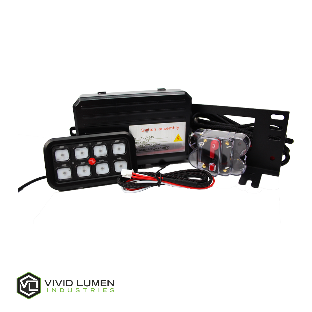 Vivid Lumen Industries - 8 Port Auxiliary Switch Panel