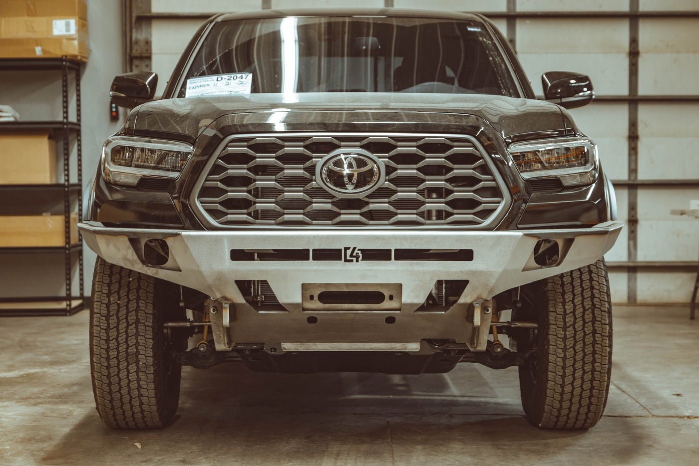 C4 Fabrication's 2016+ Tacoma Overland Front Bumper with No Bull Bar