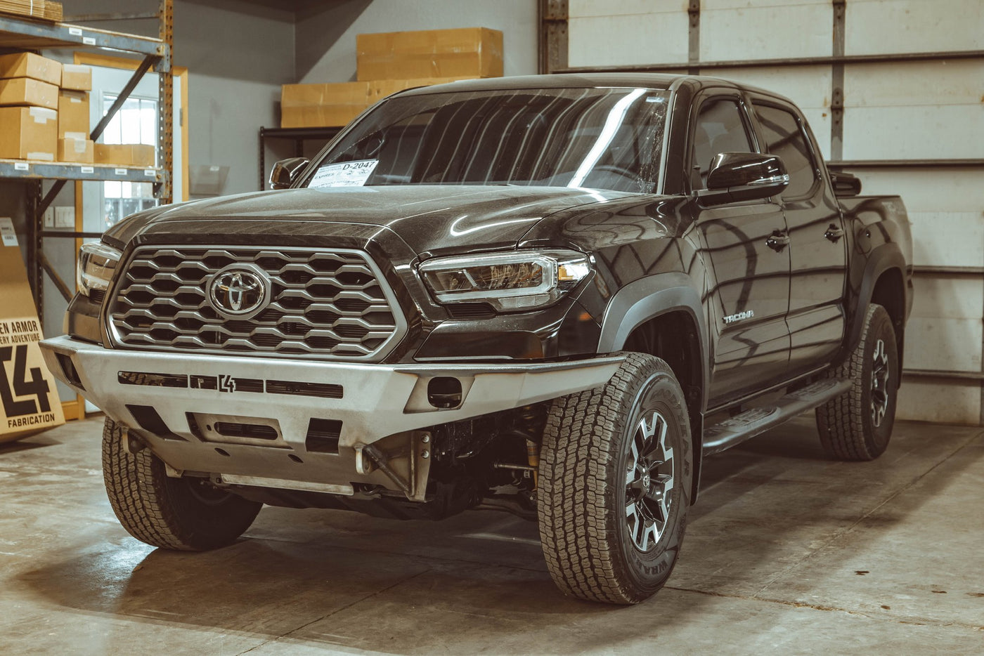 C4 Fabrication's 2016+ Tacoma Overland Front Bumper with No Bull Bar
