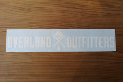 Overland Outfitters Vinyl Windshield Decal - Vancouver, BC