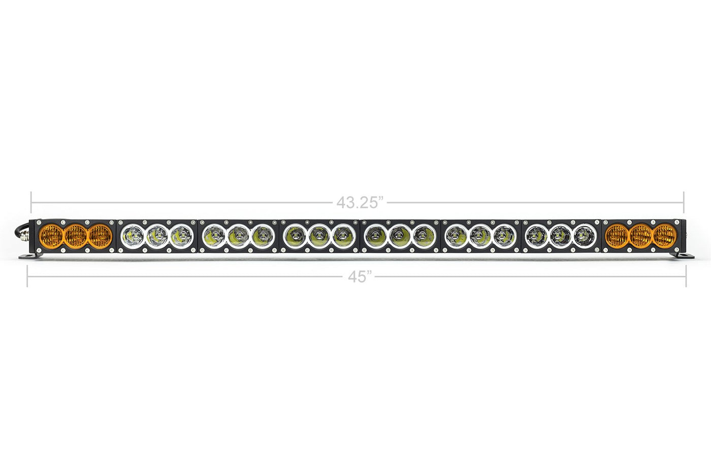 42" Amber/White Dual Function LED Bar - Cali Raised LED