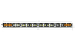 42" Amber/White Dual Function LED Bar - Cali Raised LED