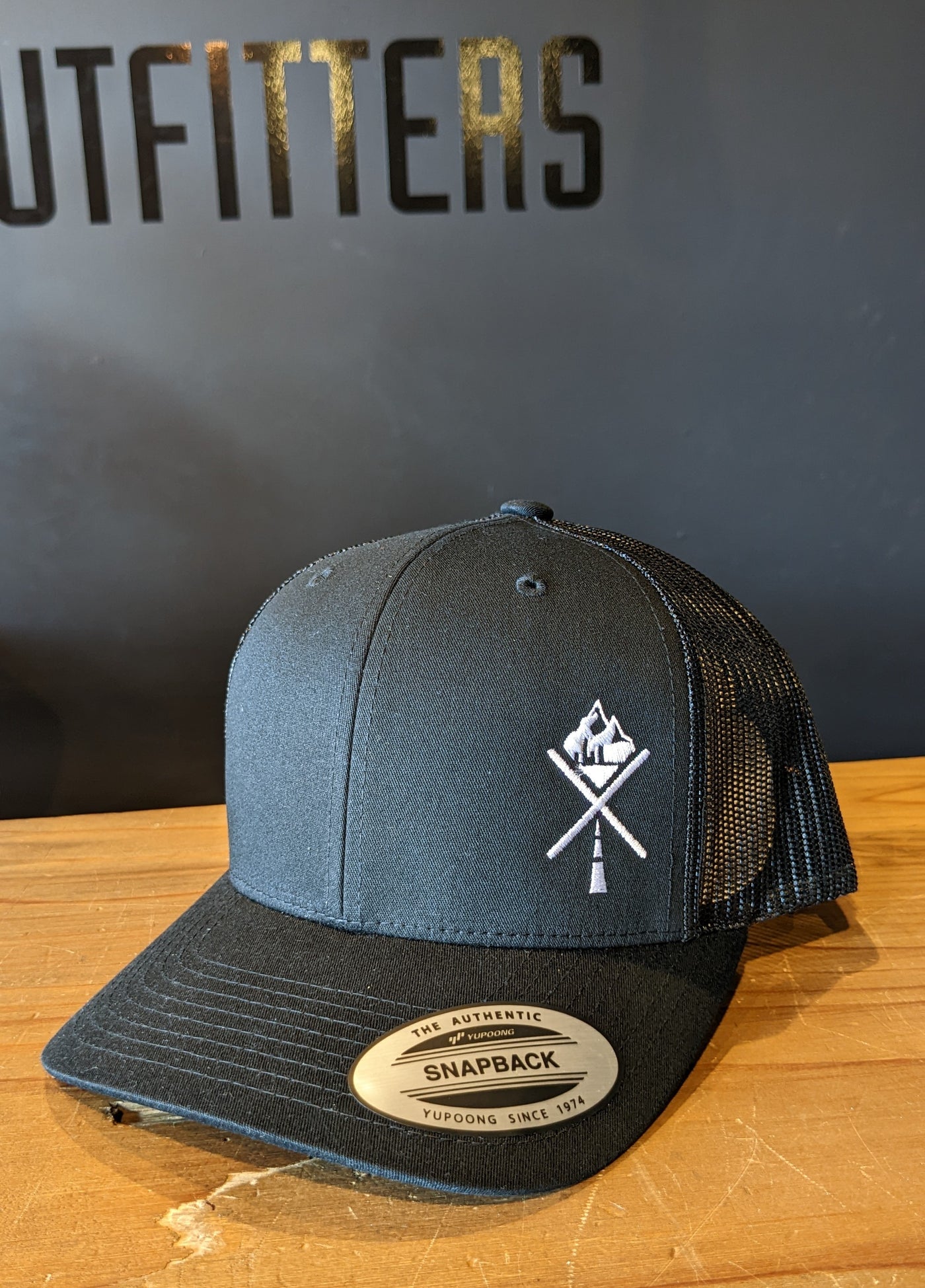 Overland Outfitters Black Trucker Hat