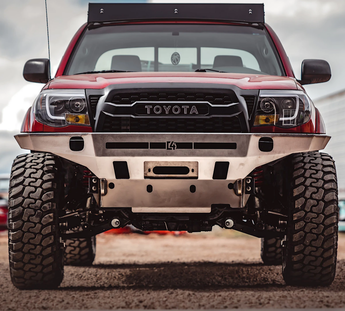 C4 Fabrication's 2005-2011 Tacoma Overland Series Front Bumper with No Bull Bar