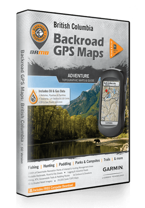 Backroad GPS Maps - British Columbia - Overland Outfitters
