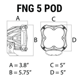 Vivid Lumen FNG 5 Intense LED Hyper Spot Single