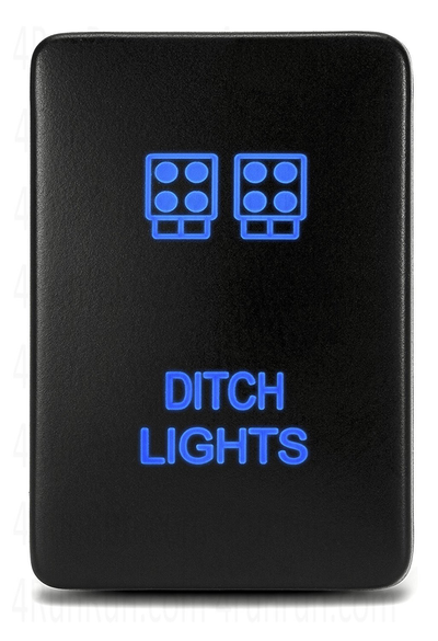 Small Style Toyota OEM Ditch Light Switch - Cali Raised LED