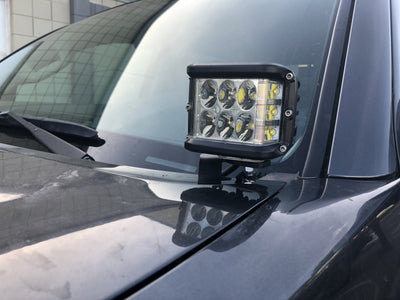 Cali Raised LED Tacoma Ditch Light Brackets - Overland Outfitters