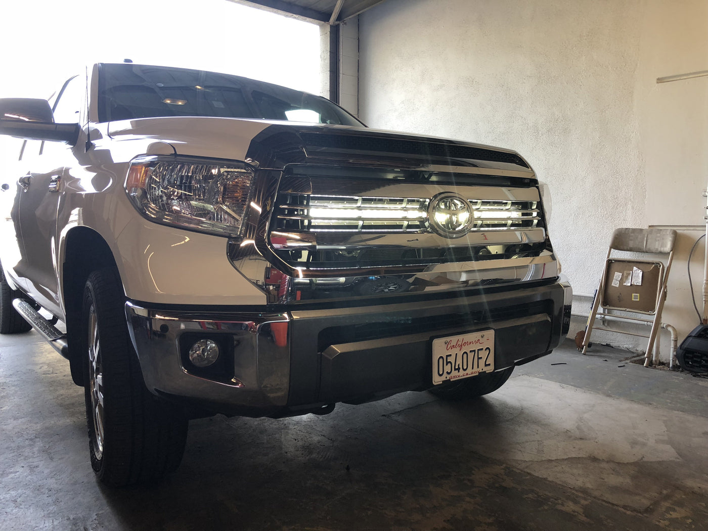 2014+ Toyota Tundra Hidden Grille Brackets - Cali Raised LED