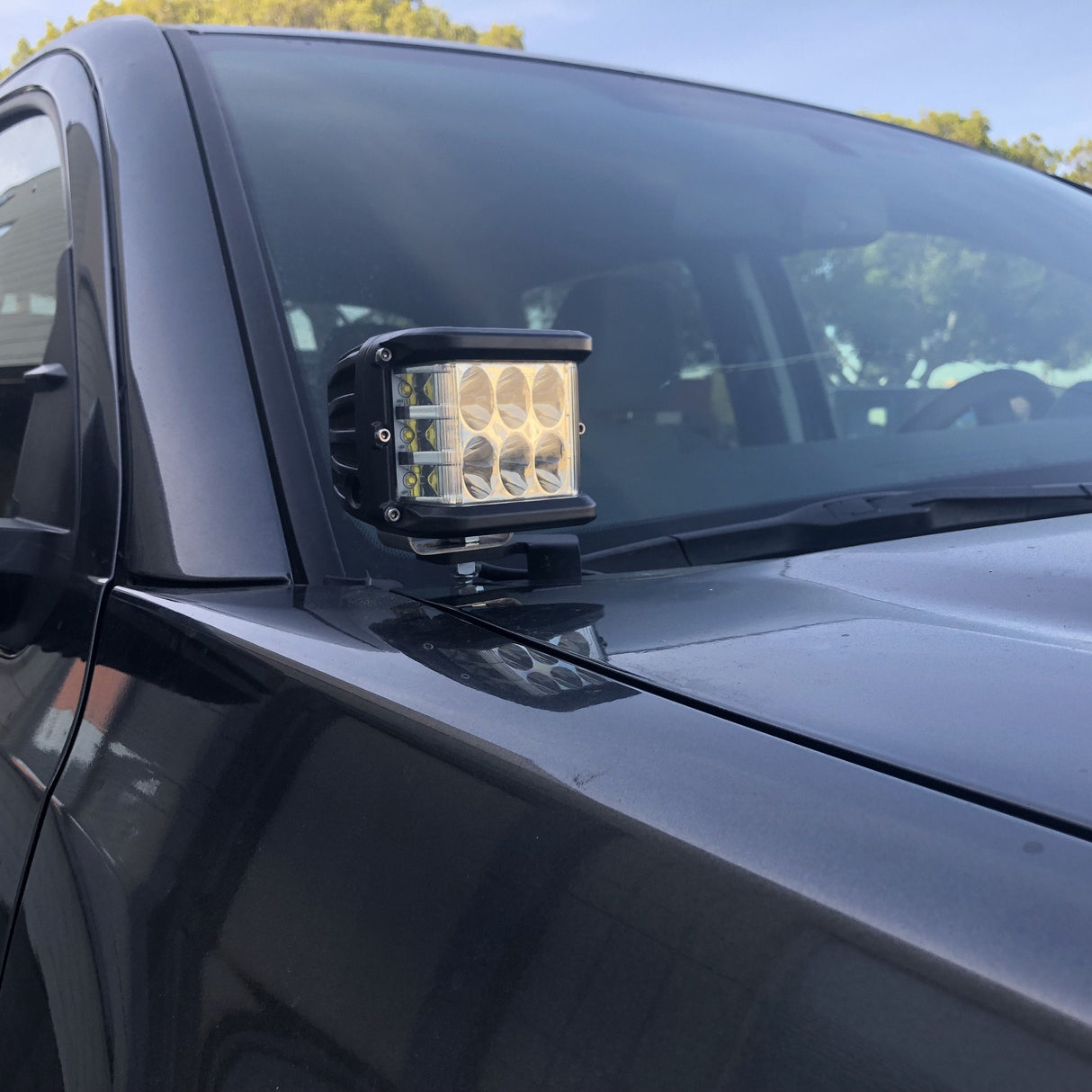 2016+ Toyota Tacoma Low Profile Ditch Light Brackets - Cali Raised LED