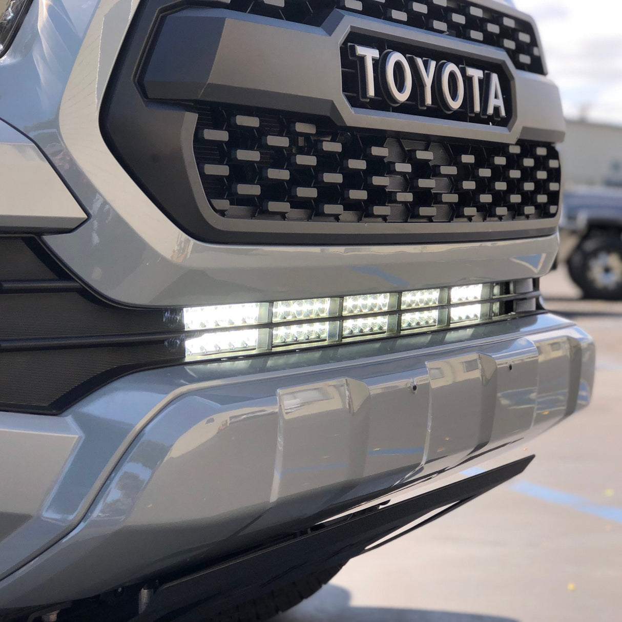 2016+ Toyota Tacoma 32" Light Bar Lower Bumper Brackets - Cali Raised LED
