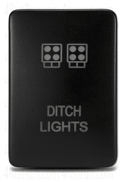 Small Style Toyota OEM Ditch Light Switch - Cali Raised LED