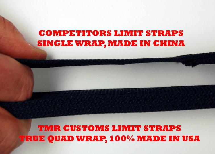 TMR Customs Premium Quad Wrap Limit Strap – Suspension Limiting Straps