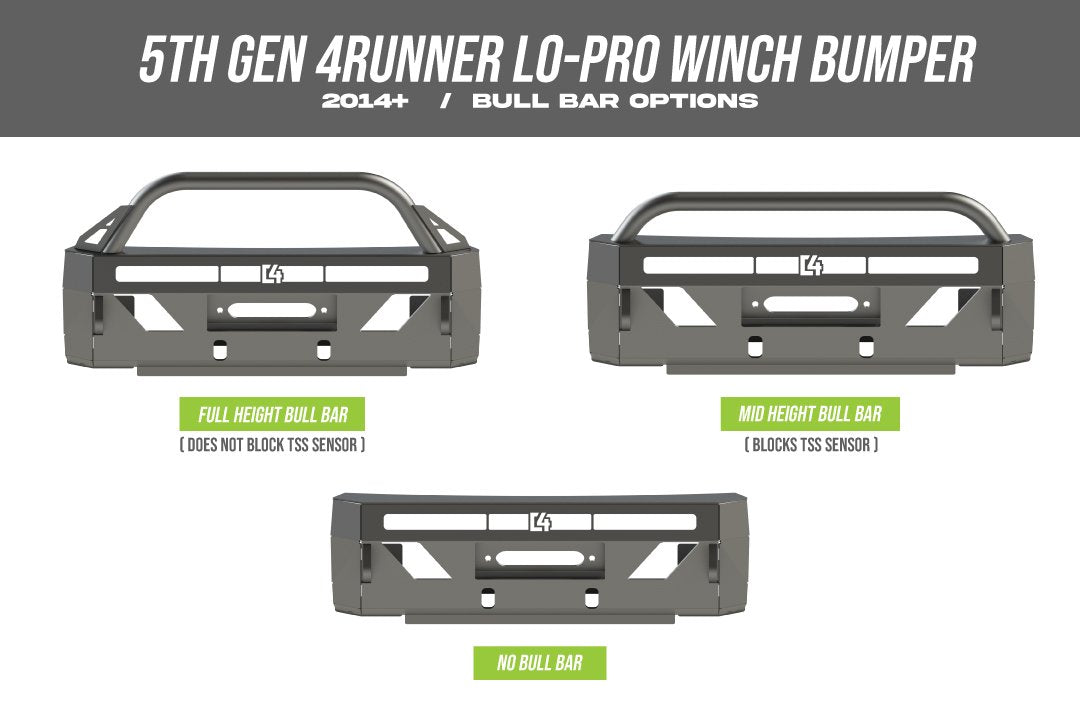 C4 Lo-Pro Bumper Bull Bar options