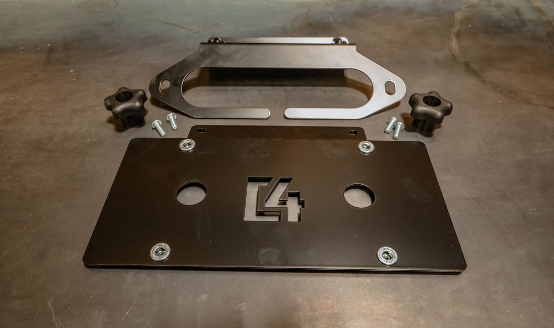 C4 Fabrication Hawse License Plate Mount