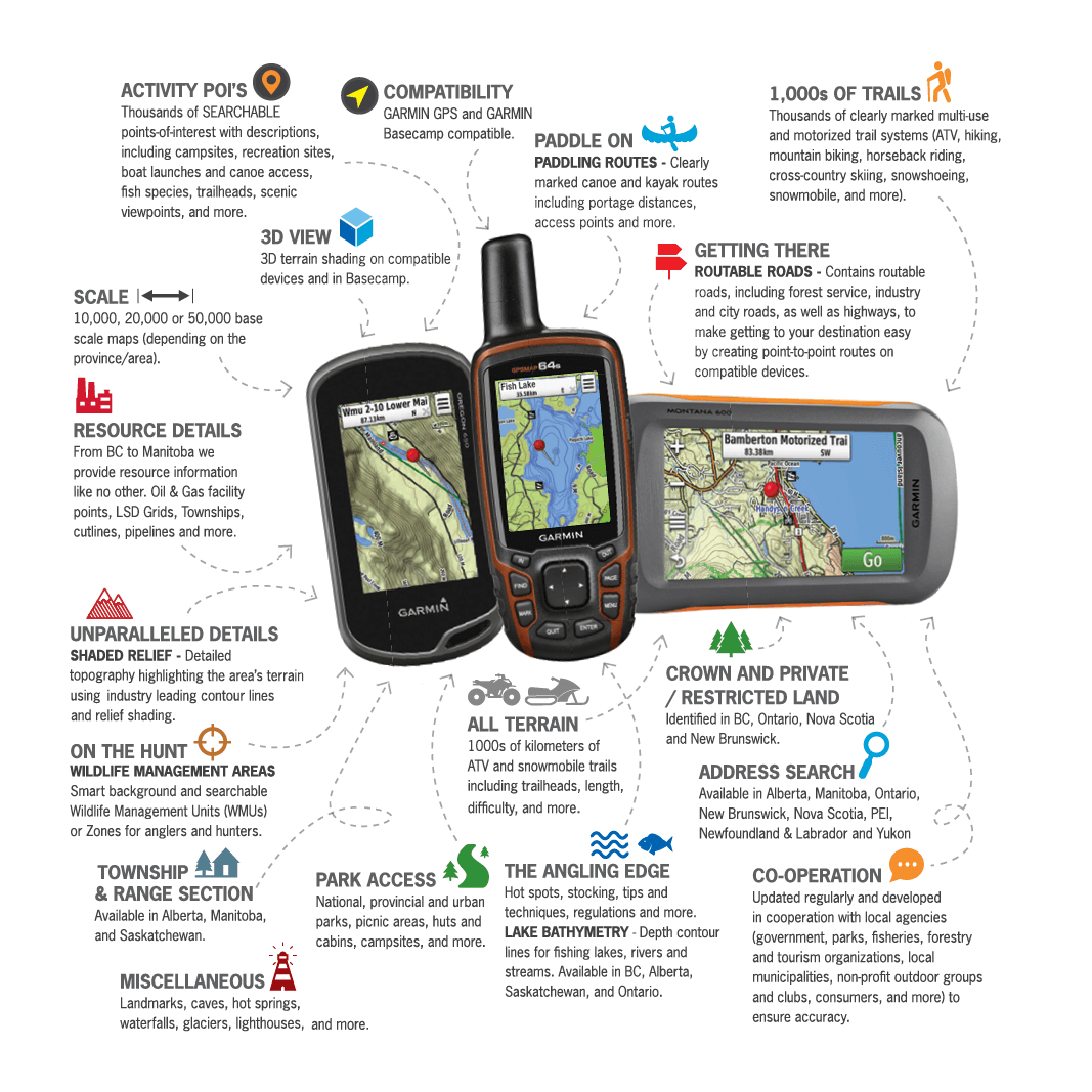 Backroad GPS Maps - British Columbia - Overland Outfitters