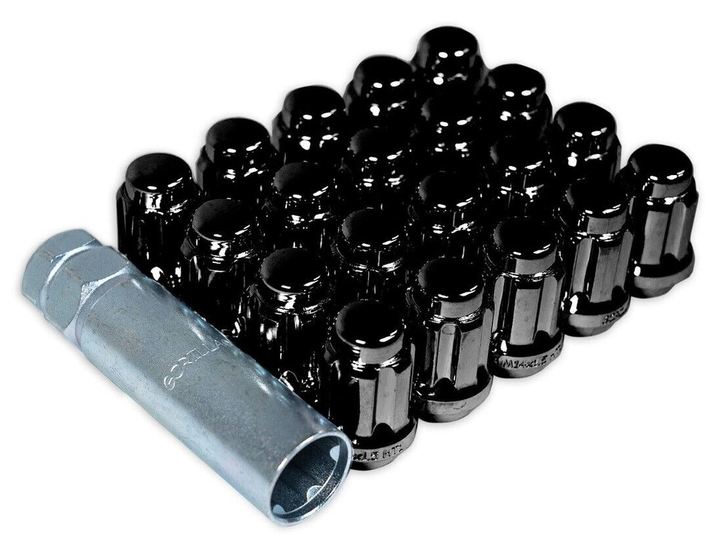 Gorilla 14x1.50 Lug Nuts - Black