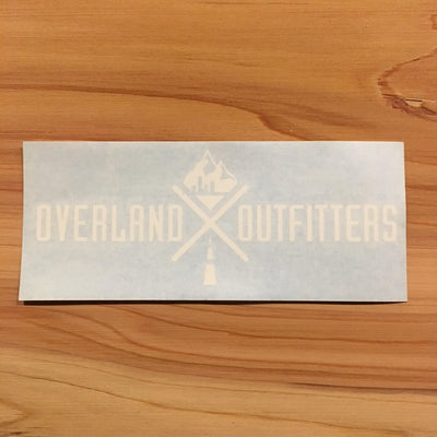 Overland Outfitters Vinyl Decal White