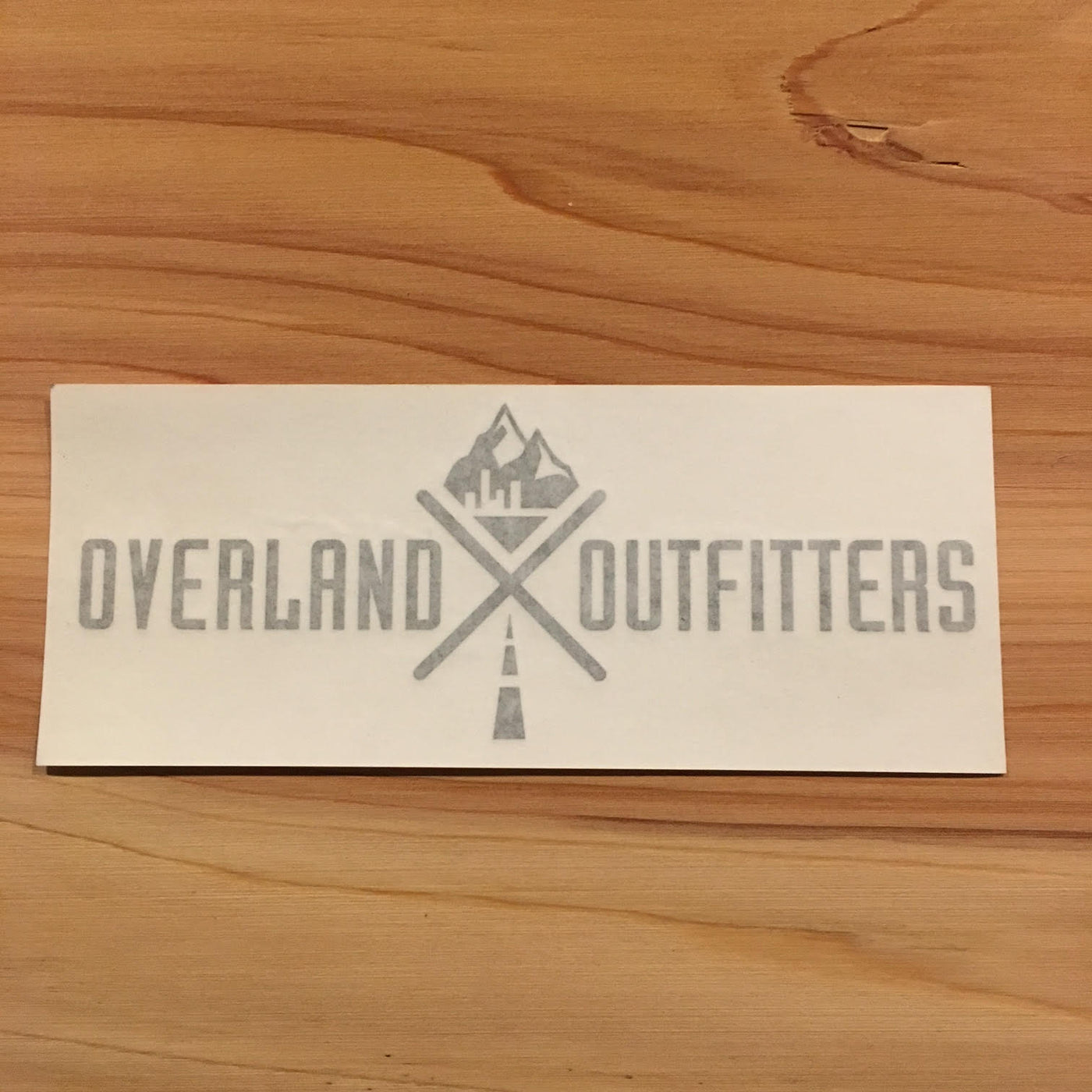 Overland Outfitters Vinyl Decal Black